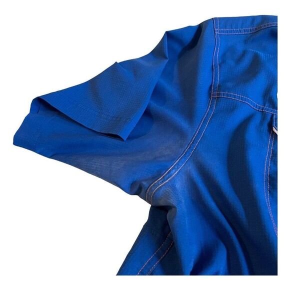 Florida Gators Columbia Shirt Mens Blue University Football Fishing Vented - Picture 3 of 9